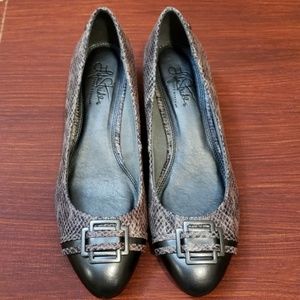 Faux Snake Skin Pumps sz 7.5M